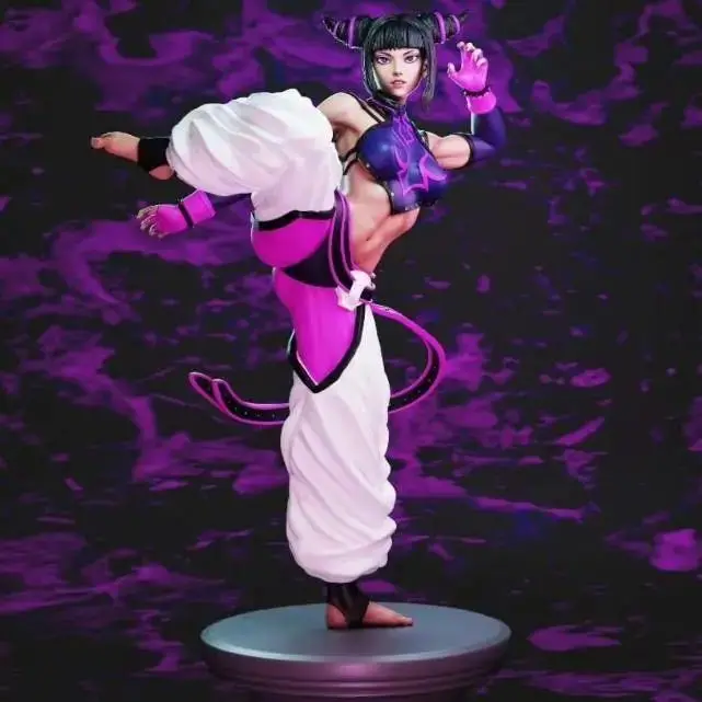 Figura de resina a escala 1/24, Kit de modelo para montar, Han Juri Nsfw, dos versiones, sin montar, sin pintar, juguete de impresión 3D, 1416