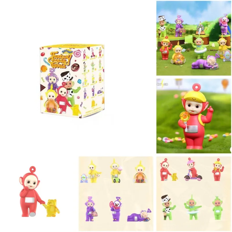 

Горячая мультяшная серия телепузиков, слепая коробка, креативная изысканная милая настольная модель, игрушки для мальчиков и девочек, подарок на день рождения