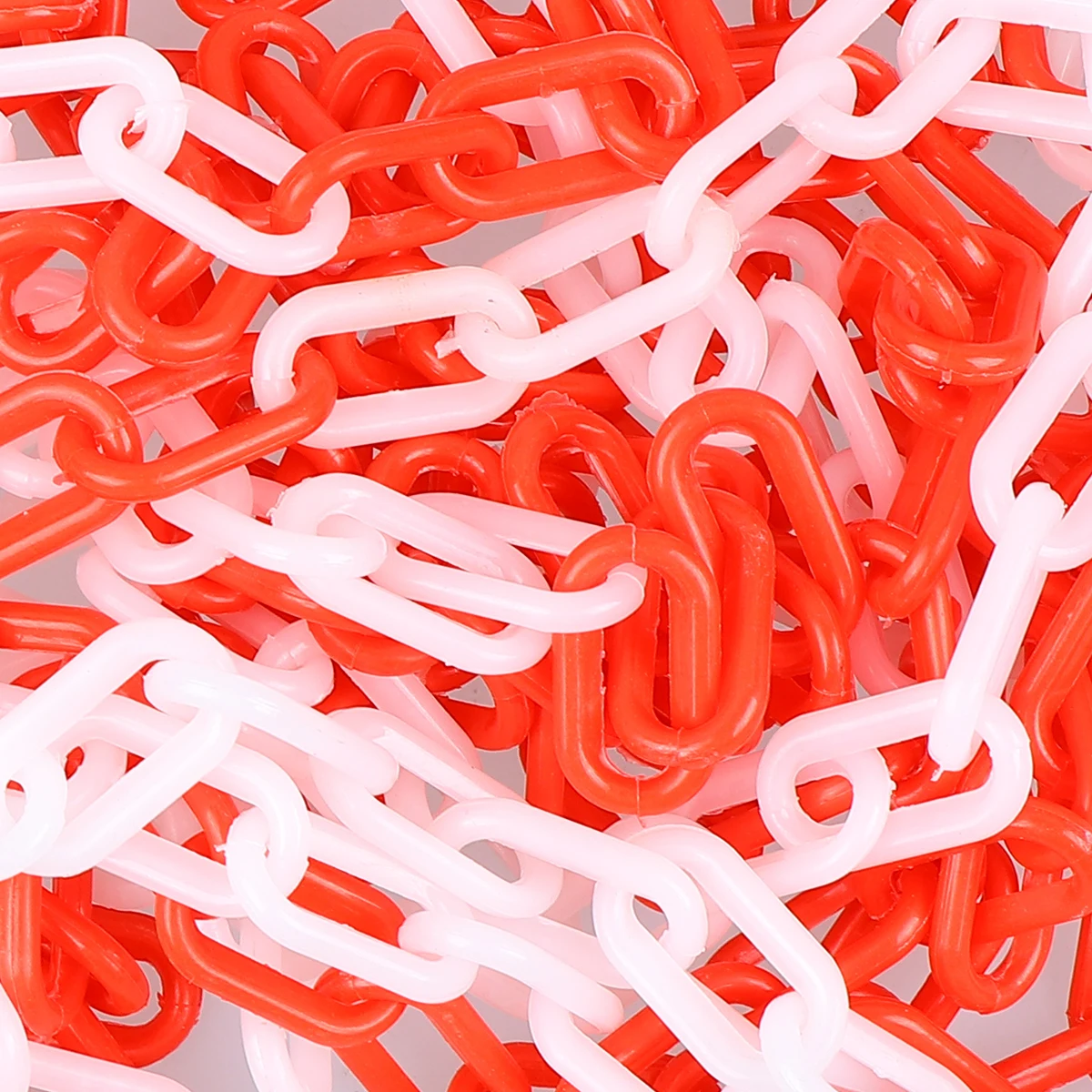 

Plastic Safety Chain Hanging UV Resistant for Site Barrier Cone Chains Outdoor Garage for Construction