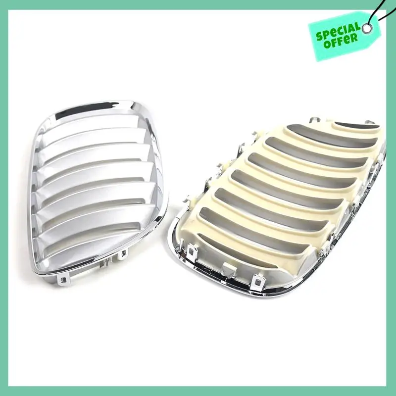 

A03G-51137113733 Car Grilles Anti-Scratch ABS Car Front Hood Grill Racing Grills For BMW X5 E53 04-06 Car Parts 51137113734