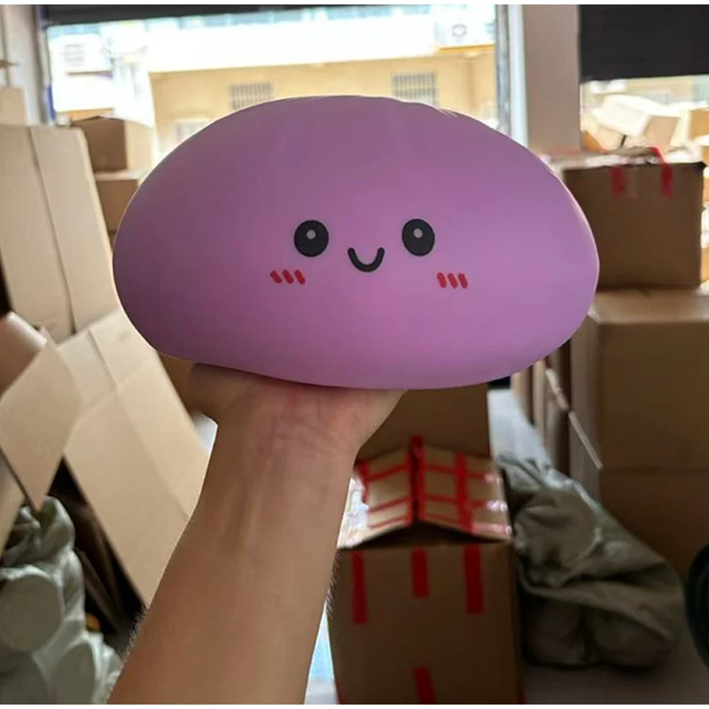 New 25cm Colorful Dumpling Big Stress Balls Reusable Low Rebound Decompression Dough Ball Unique Home Decoration Birthday Gift