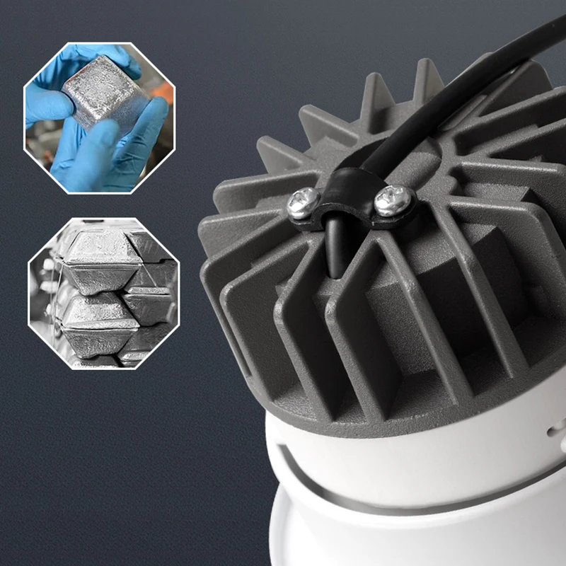 1PCS Recessed Alumi…