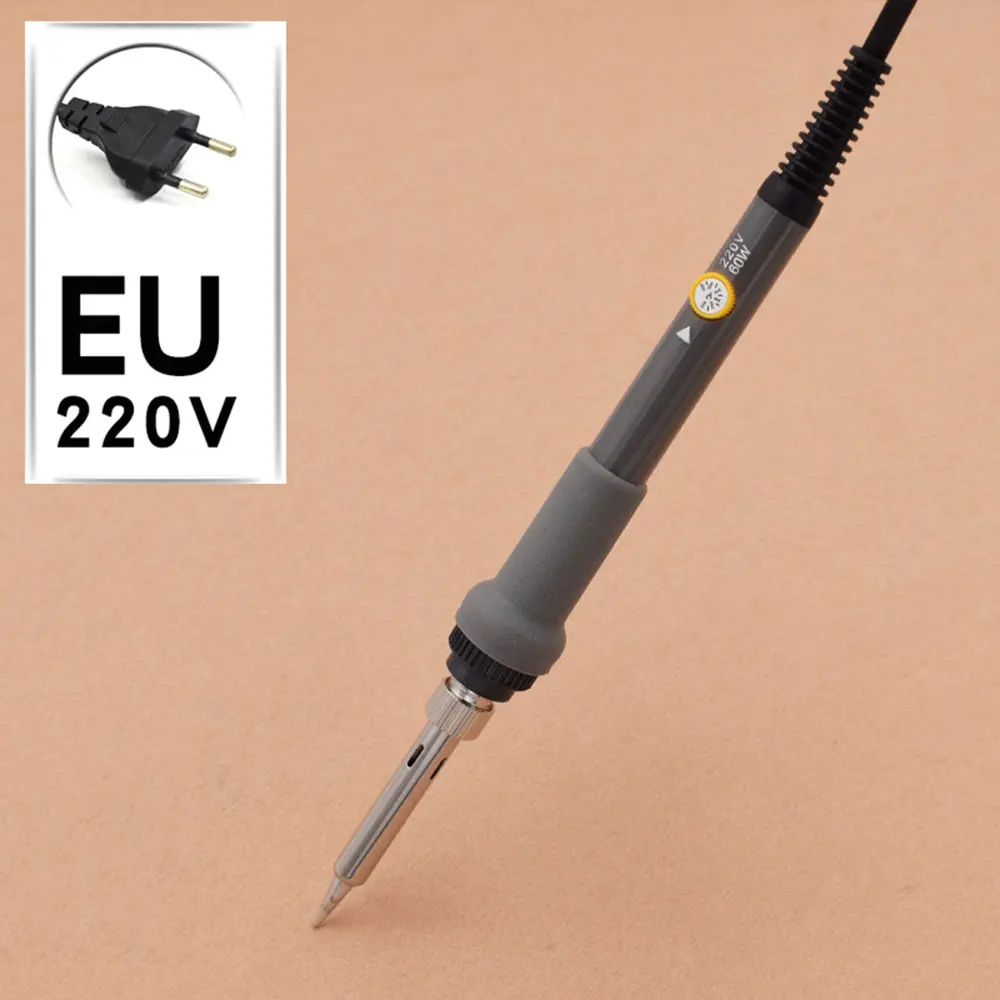 

60W 220V Electric Soldering Iron Set Adjustable Temperature Welding Tools EU Plug 200-450 Deg.C With Regulator Repair Tool