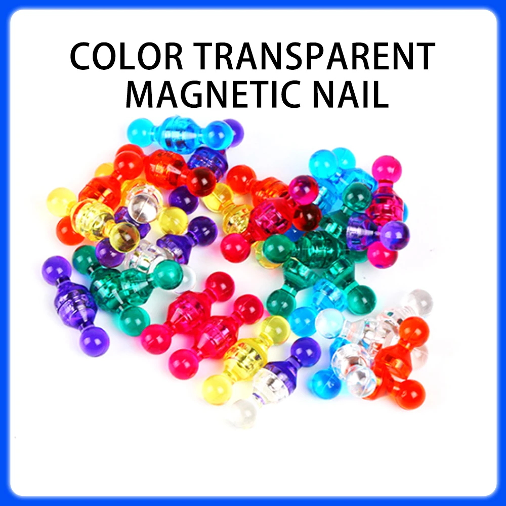 Colorful Magentic Pushpins Whiteboard Magnets Mini Map Magnets Strong Magnetic Refrigerator Magnet Office Supplies