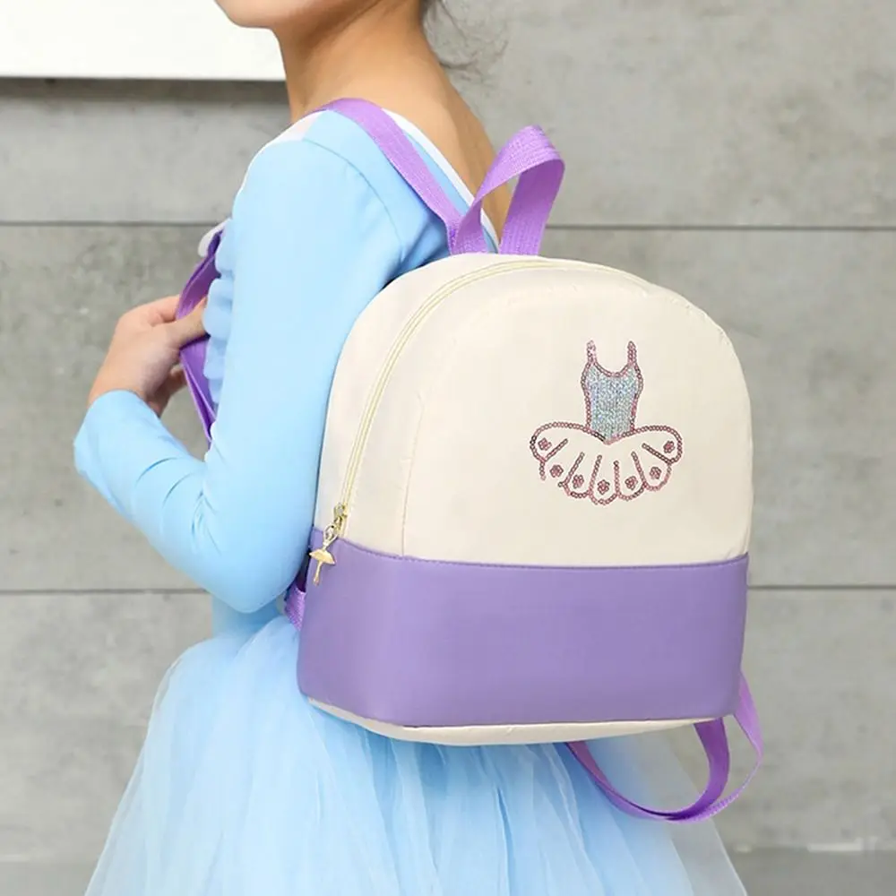 

Cute Children's Dance Bag Waterproof Breathable Girls Ballet Sports Bag Wear-resistant Princess Style Ballet Bag Backpack Girls