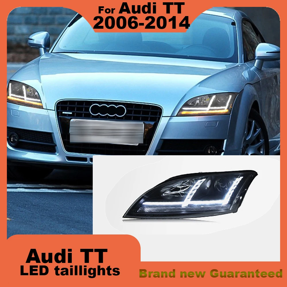 For Audi TT 2006-2014 Xenon lamp LED headlamp  Laser Lenses Lamp Head Front Light Daytime running light headlight  Accessories