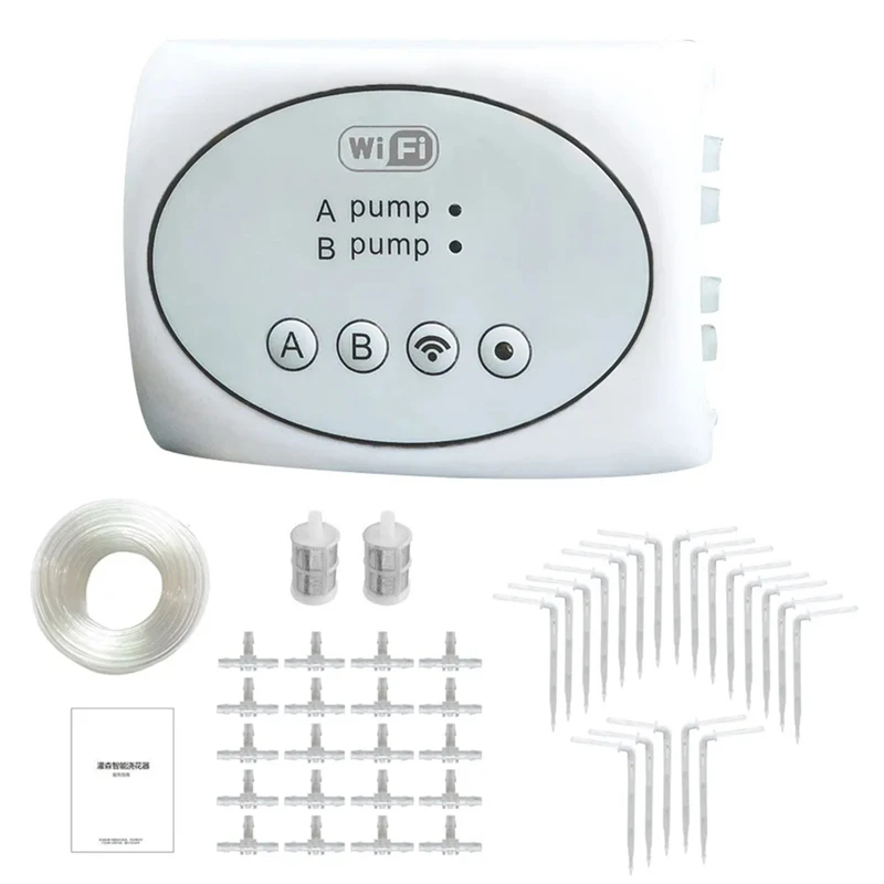 Imagem -03 - Wifi Inteligente Jardim Controlador de Irrigação Planta Automática Gotejamento Irrigação Sistema Kit Controle do Telefone Móvel