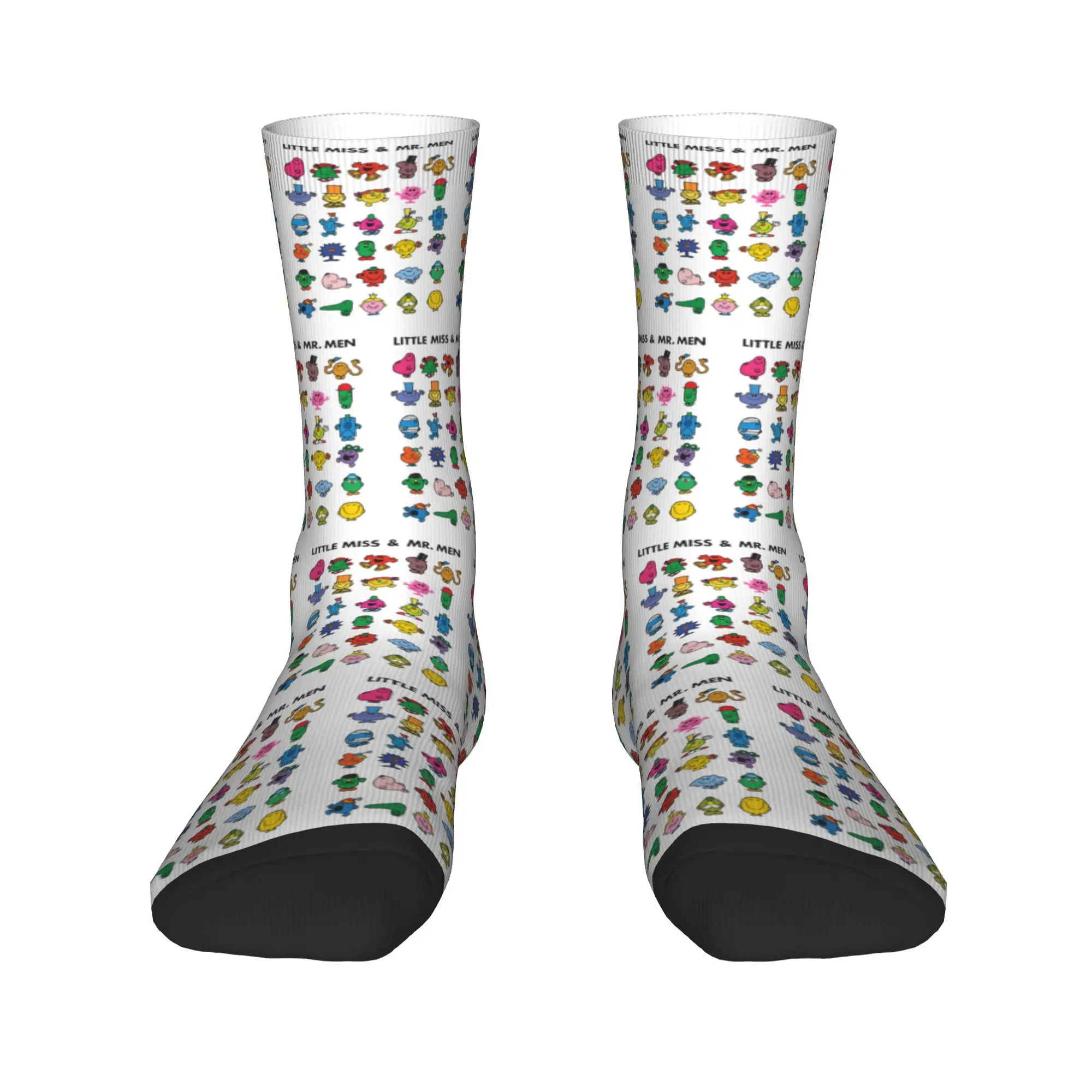 オールシーズン リトルミス＆ミスター メンズソックス 原宿系 高品質 ストッキング スポーツ ミドル丈ソックス ソフト メンズ レディース ギフト