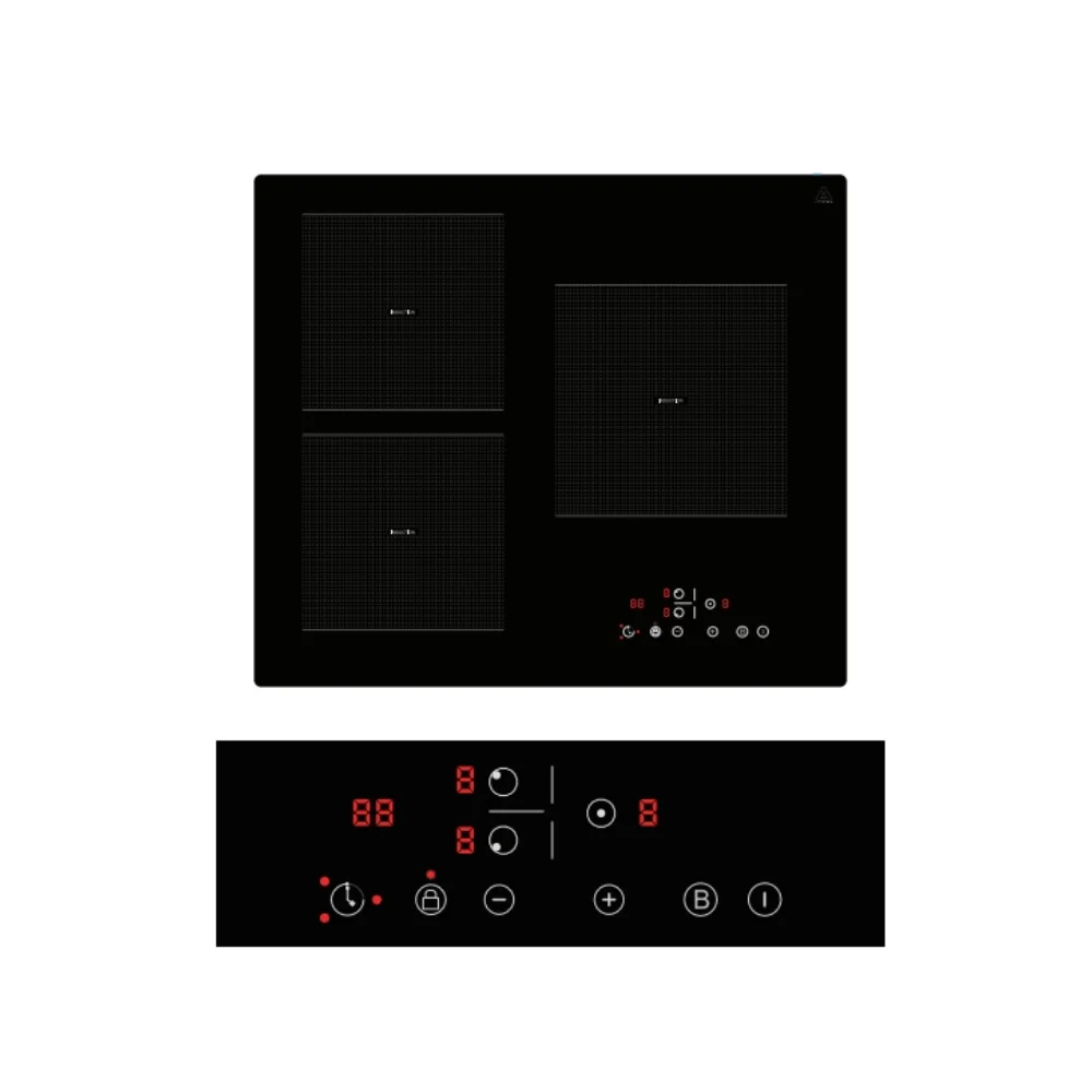 Wholesale Three-Burner Smart Built-in Electric Induction Cooker for Household Kitchen Kitchen Essentials