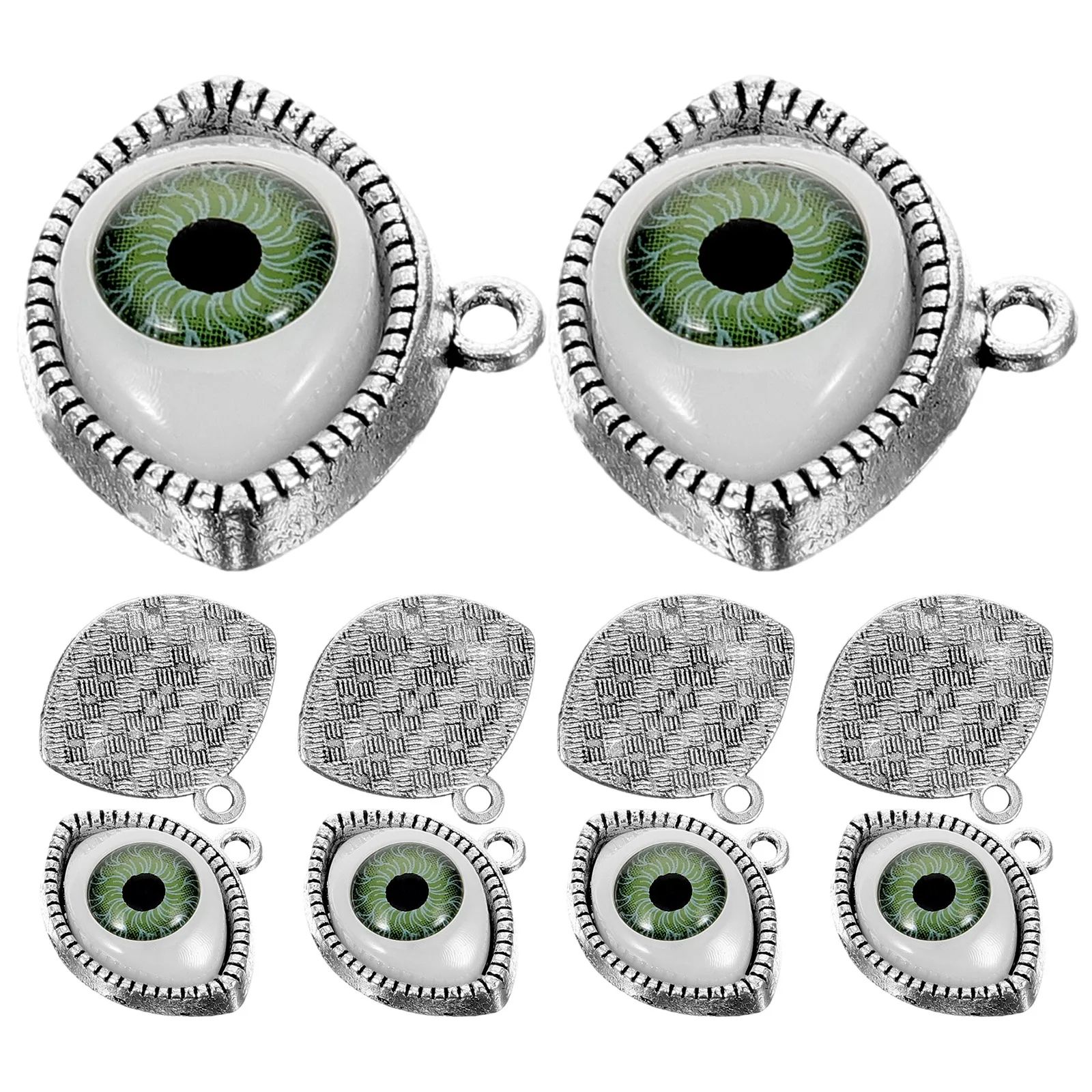 

10 Pcs Alloy Jewelry Pendant Bracelet Evil Eye Accessories Charms for Bracelets Necklace