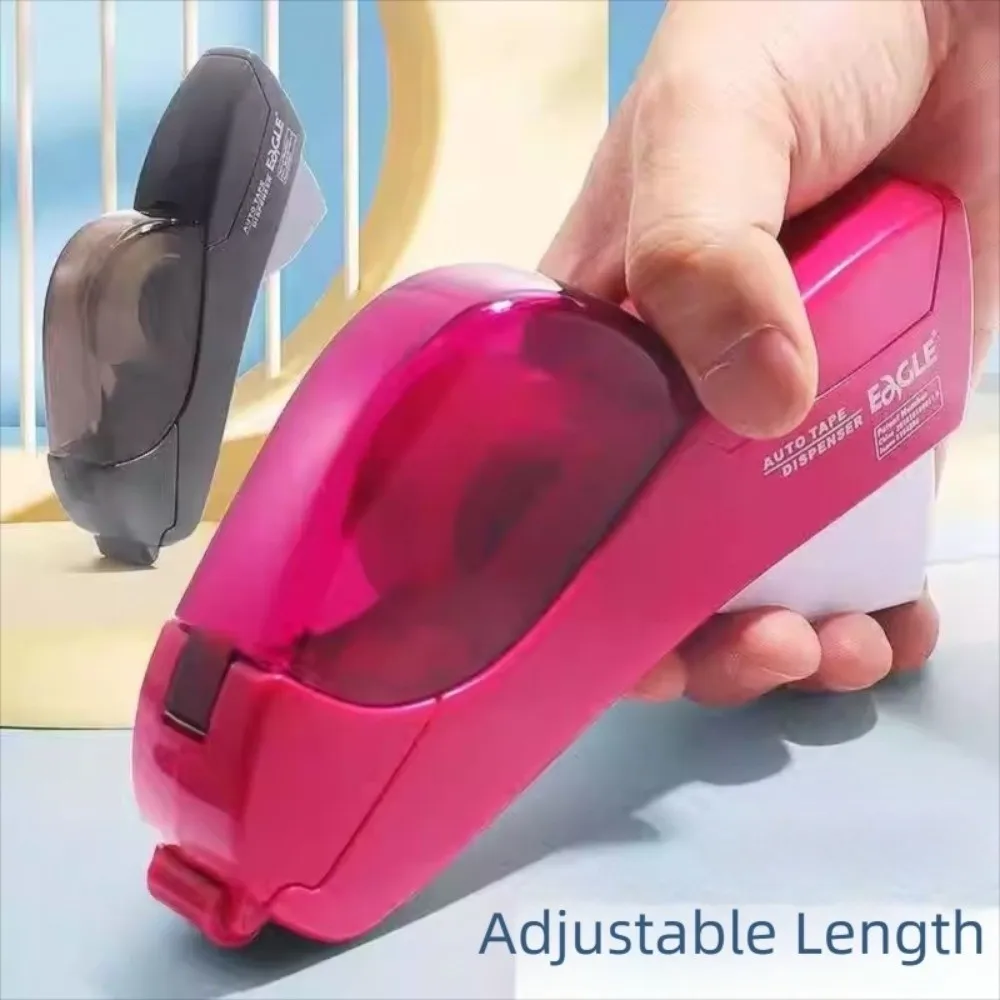 كفاءة 19 مللي متر قاطع الشريط التلقائي ختم التعبئة والتغليف موزع الشريط التلقائي آلة الشريط الصغيرة الصغيرة استخدام المكتب