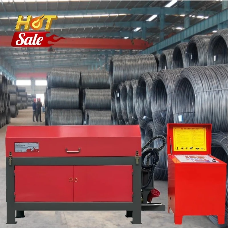 control 4-10mm steel bar straightening cutting machine 7.5 kW hydraulic variable frequency straightening machine facto