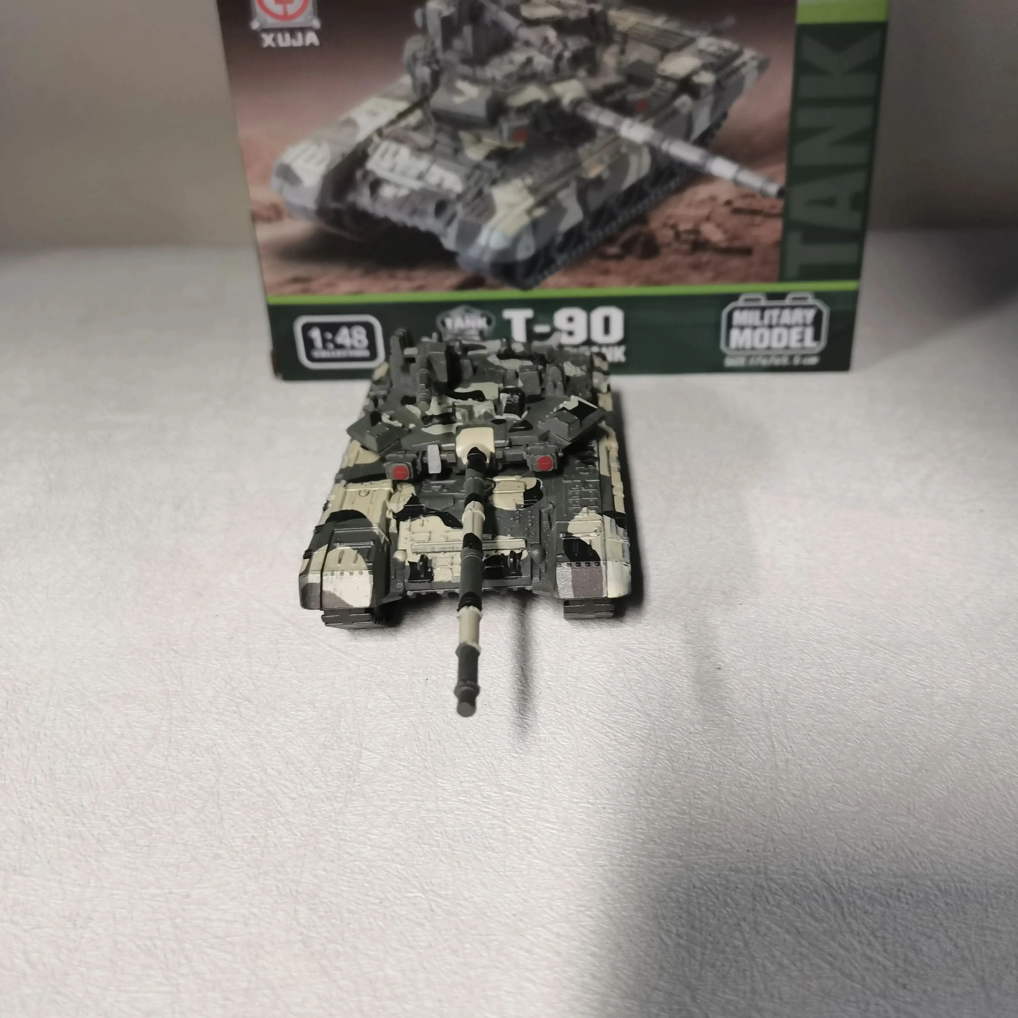 T-90 1:48 Scale Tanks Model 3D DIY Puzzle Modern Military Fighter ABS Plastic Assembly Tanks Building Blocks Home Decoration