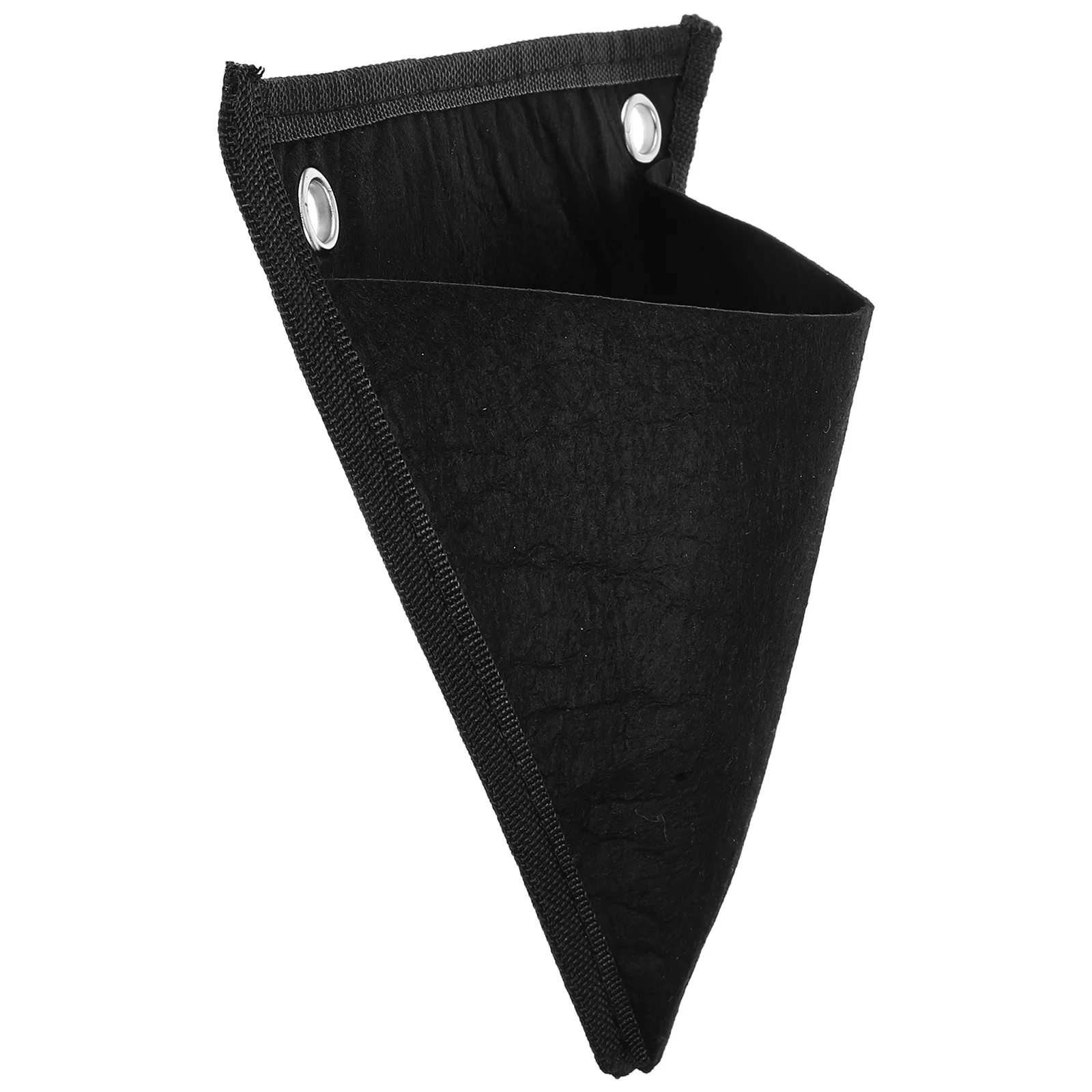 

Wall-Mounted Flowerpot Black Triangular Hanging Bag Design Space Saving for Balcony Indoor Outdoor Vertical Flower Garden