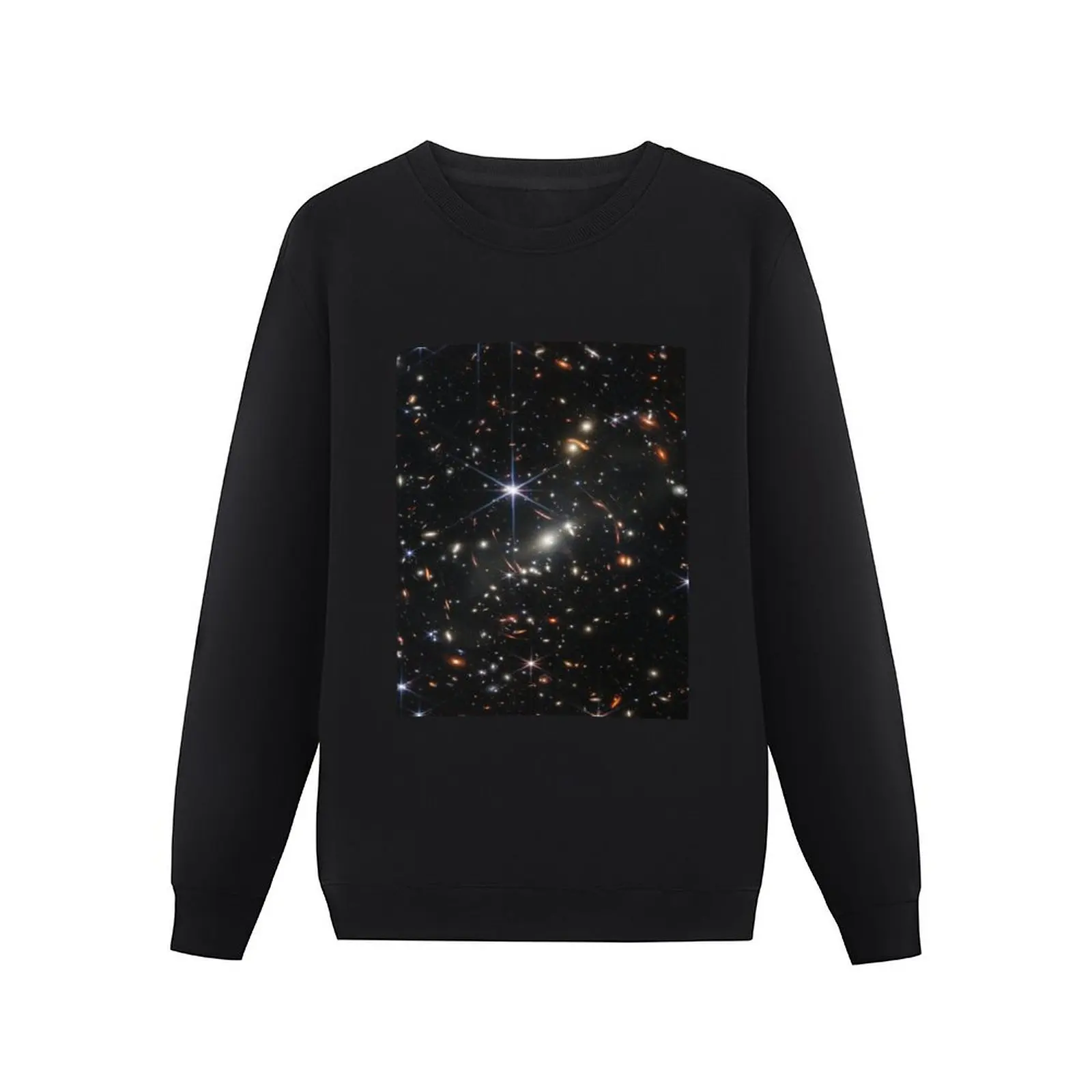 James Webb Space Telescope First Deep Field Image: Galaxy cluster SMACS 0723. Pullover Hoodie mens clothes oversize sweatshirt