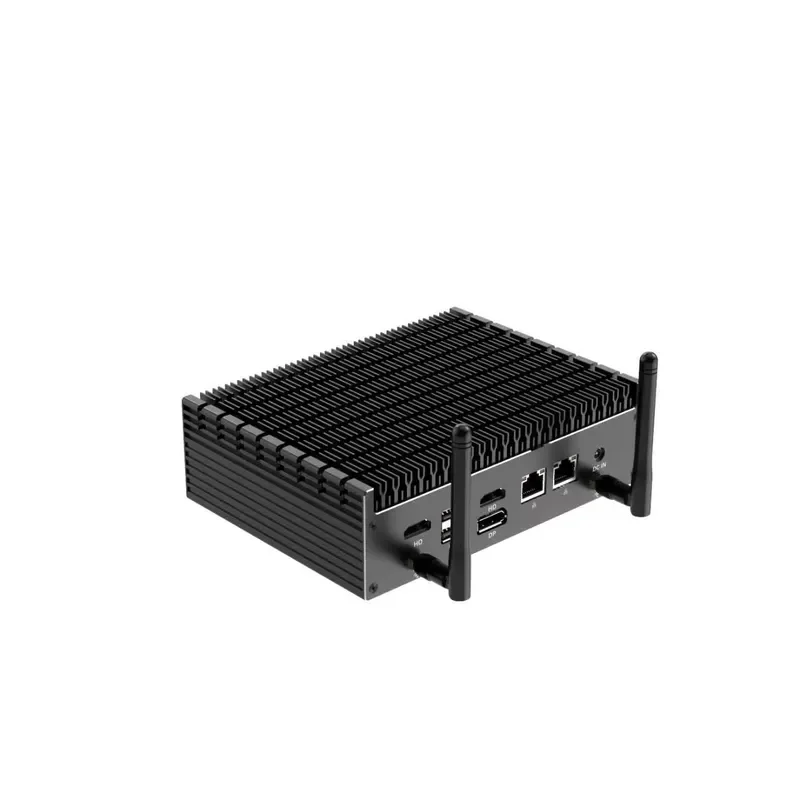 Fanless Embedded Industrial PC 13th Gen i5 i7 1255U 1355U Triple Display Multi Function Commercial Computer Host