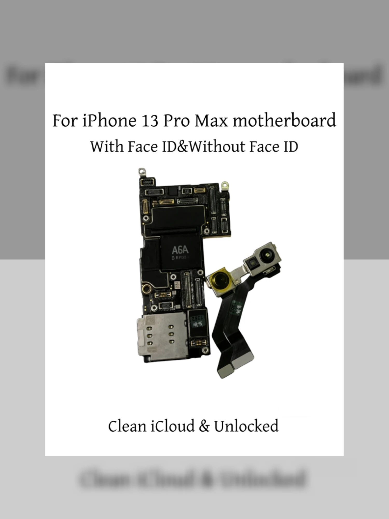 完全に動作するロック解除済みのメインボード iPhone 13 Pro Max