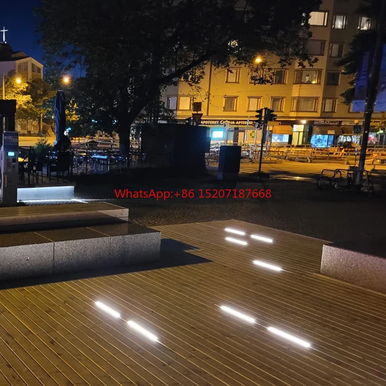 

LED Lights Outdoor Edges Floor Linear Outdoor Linear Wall Light Aluminum LED Bar Facade Underground 36W In Ground Lighting