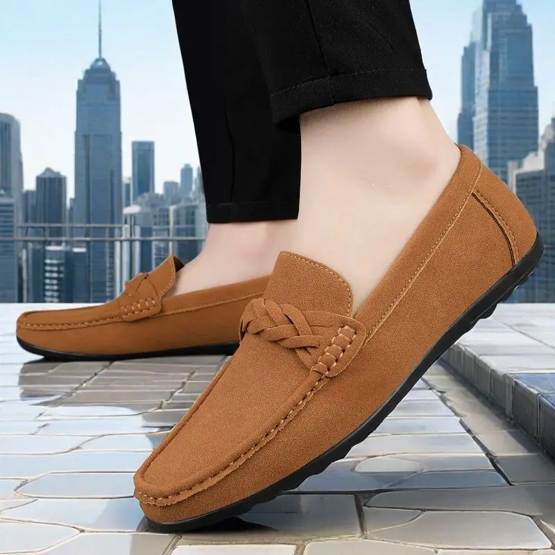 Lazy pedal Doudou shoes, daily business shoes, fashion classics, high-quality casual business loafers