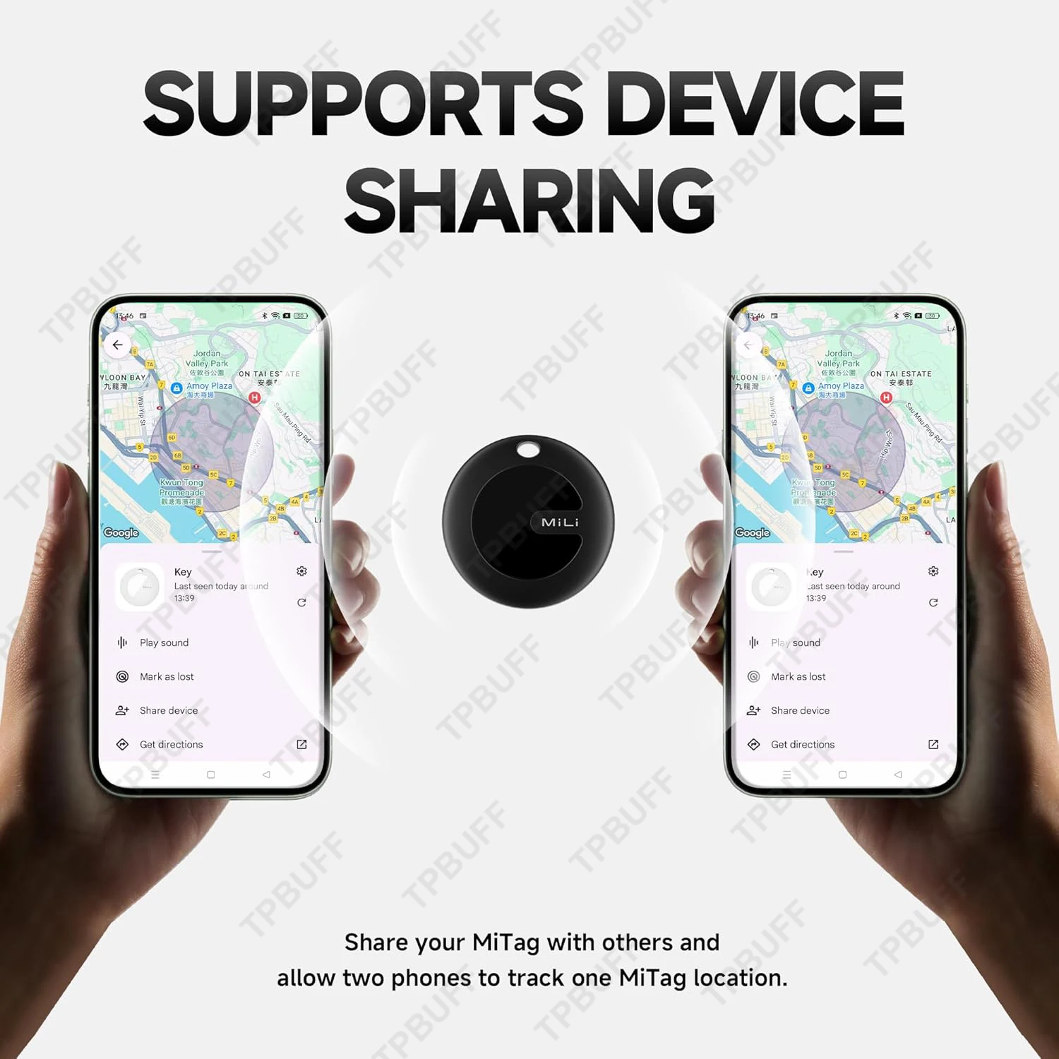 جهاز تعقب MiLi الذكي GPS Mitag متوافق مع البلوتوث لجهاز Android Item Finder يعمل مع Google Find My Device #6