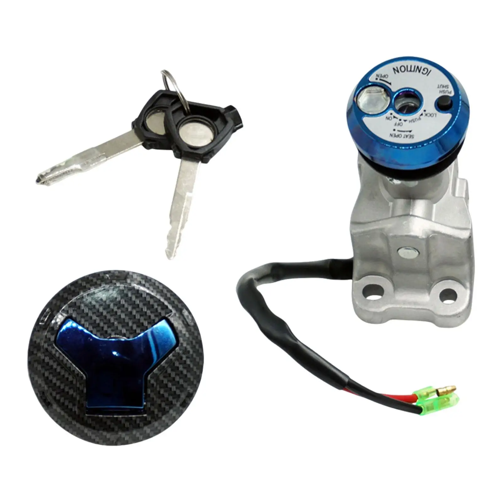 

Ignition Switch Lock Replace Parts ，Easy to Install ，Portable with Key Battery Cylinder Lock for Electrombile