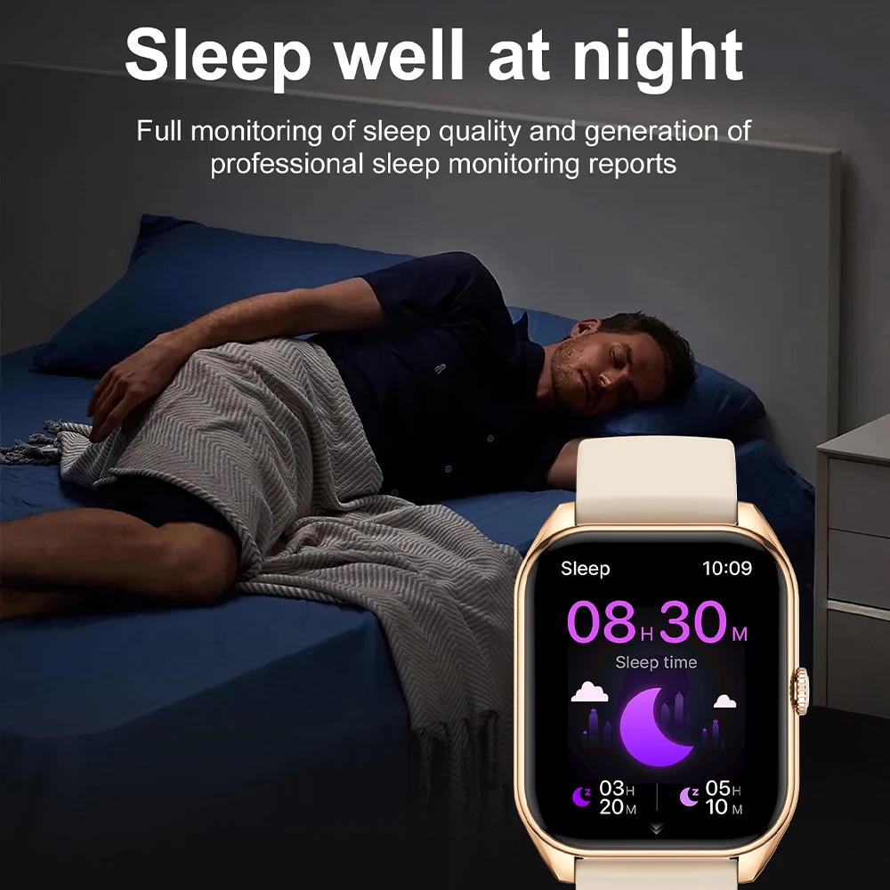 GEJIAN 2026 New Smart Watch Men Women Bluetooth Call Heart Rate Sleep Monitor Fitness Tracker Sports Smartwatch For Android IOS