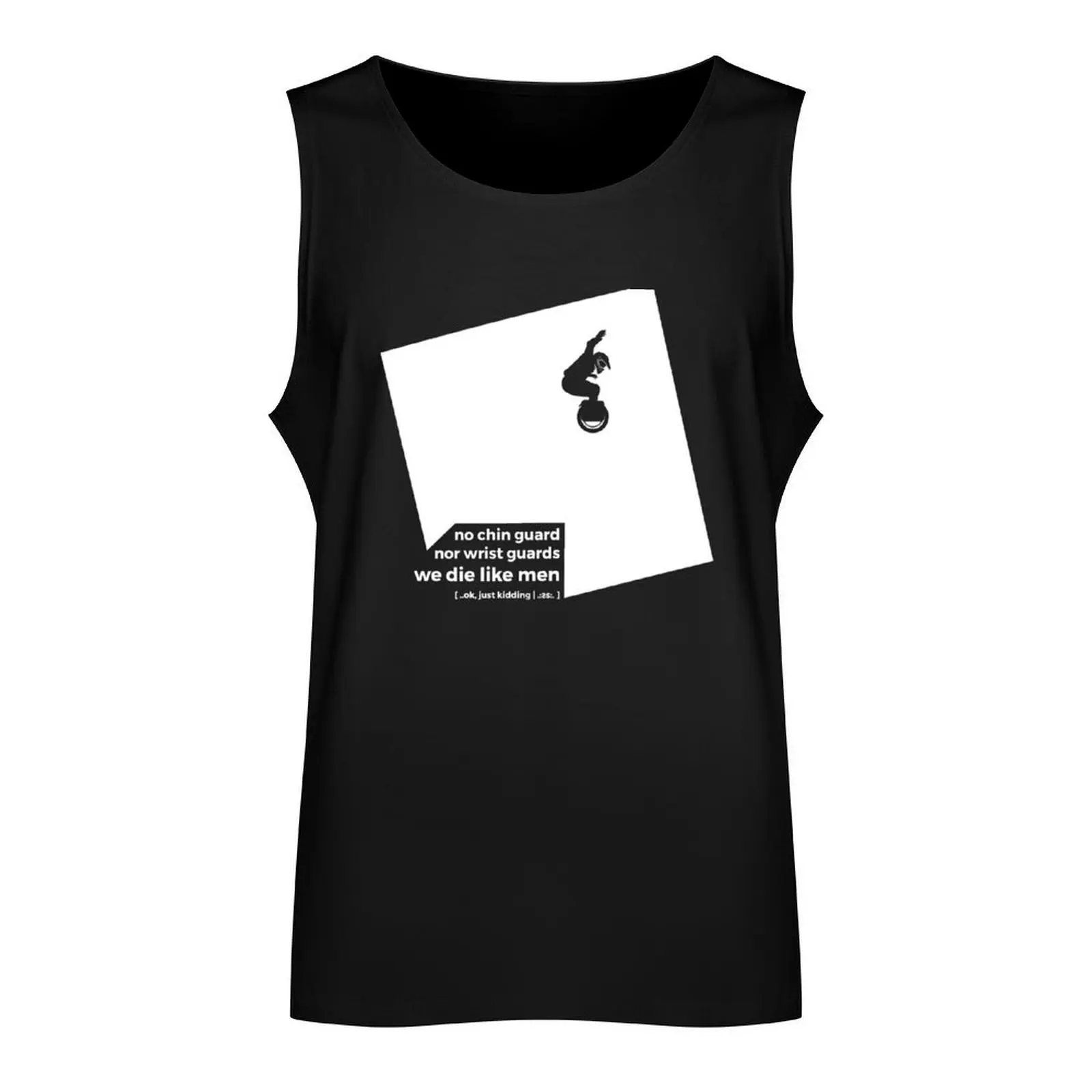 We die like men. Tank Top summer Men's tops fitness clothing for men