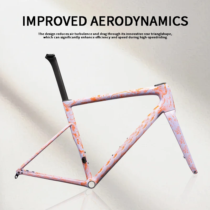 2025 جديد SL8 Dongli T1100 يندبروف ألياف الكربون مكبح قرصي إطار الإطار تصميم تخصيص اللون إطار خفيف الوزن للغاية