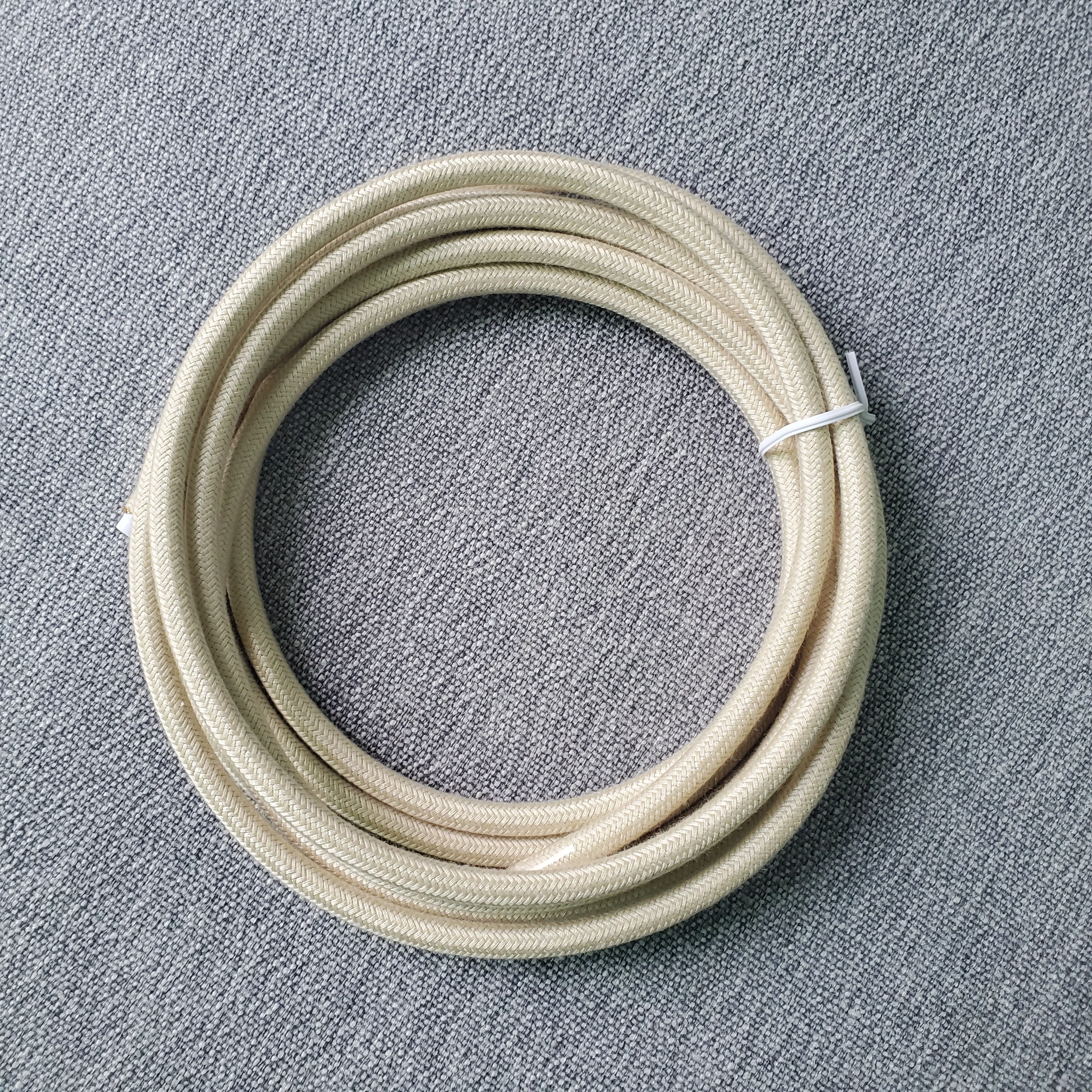 3m 5m 10m 2 Core 0.75mm2 Vintage Fabric Braided Cable Cotton Textile Covered Electrical Wire Vintage Light Cord