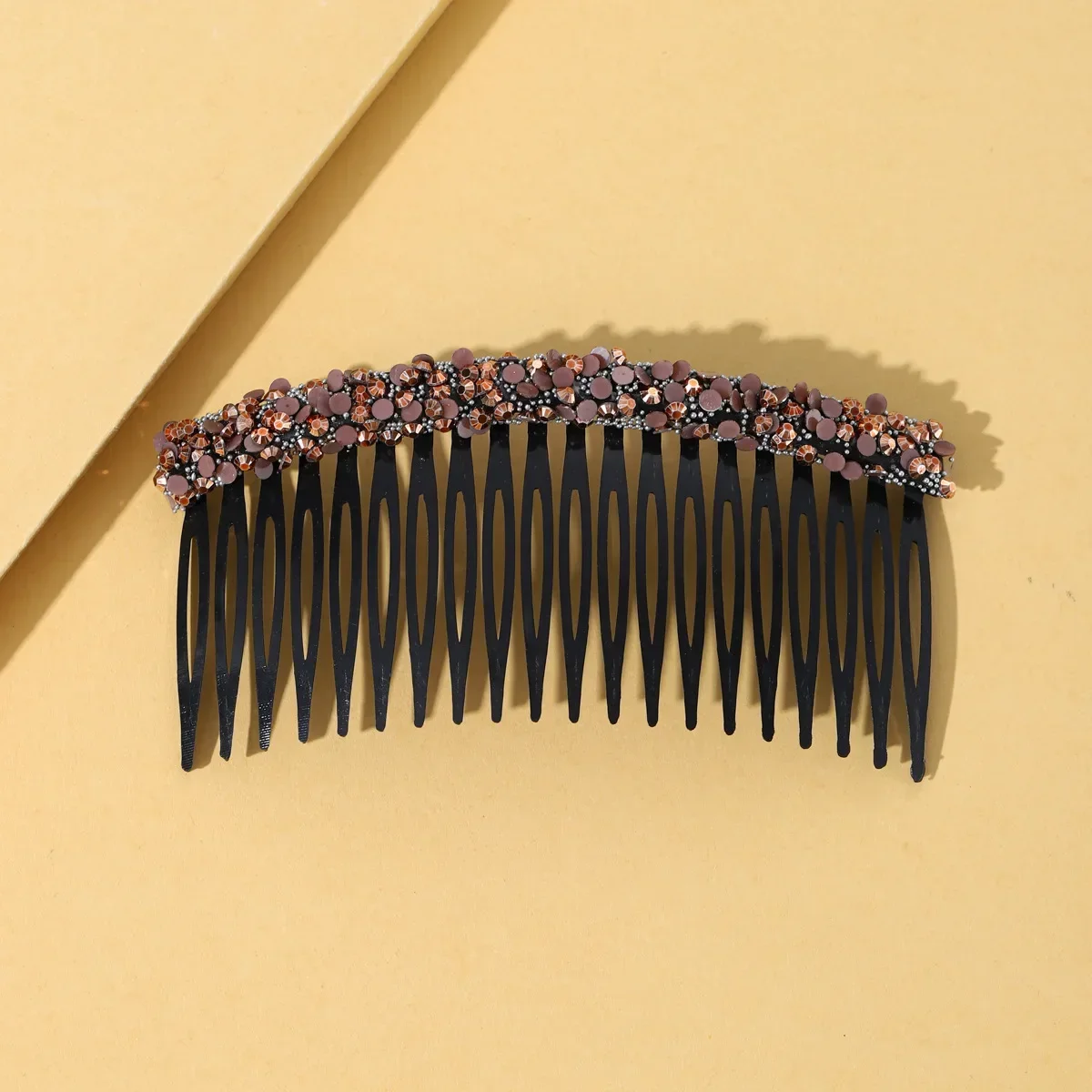 Glitter Shiny Crystal Comb Women Girls Broken Hairpin Bangs Side Inserted Comb Pressure Hair Pin Girls Hair Accessories Jewelry