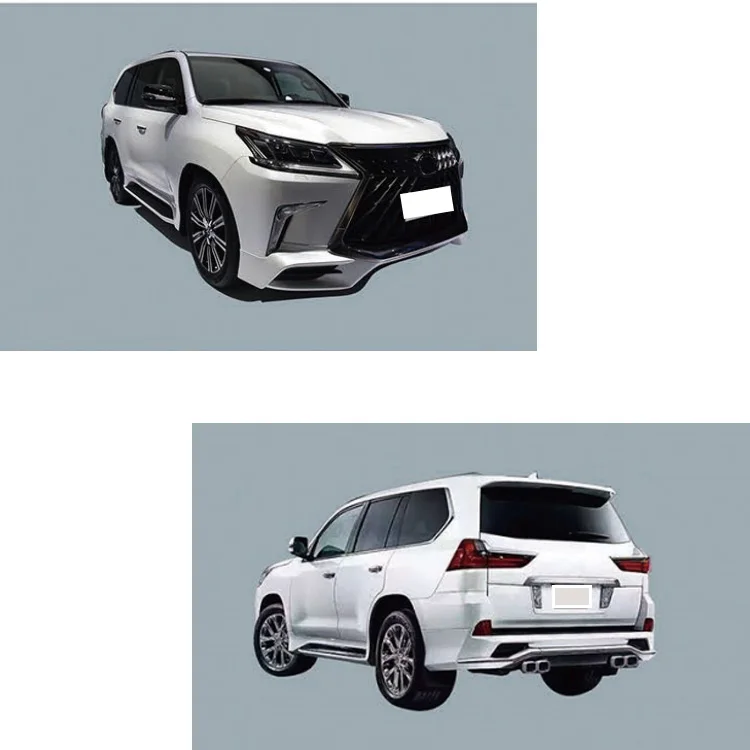 High Quality LX570 Limited Edition Body Kit with Rearview Mirror Covers Front and Rear Bumper Upgrades Bodykit for 2018 Lexus