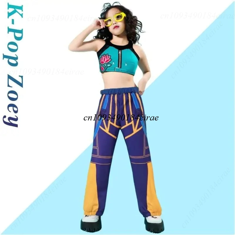 Anime K-Pop Mira Rumi Zoey Cosplay Costumes Girl Halloween Stage 3D Printed Pattern Role Play Clothes