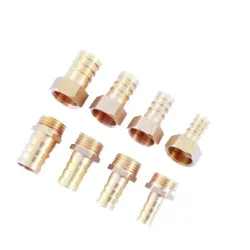 Brass Hose Fitting 4mm-19mm Barb Tail 1/8