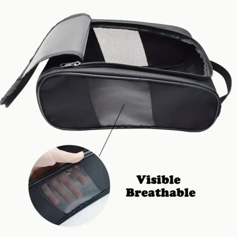 Tragbare Schuhtasche aus Oxford-Gewebe, atmungsaktive, leichte Handtasche, staubdichte Schuhtasche – Detail 2