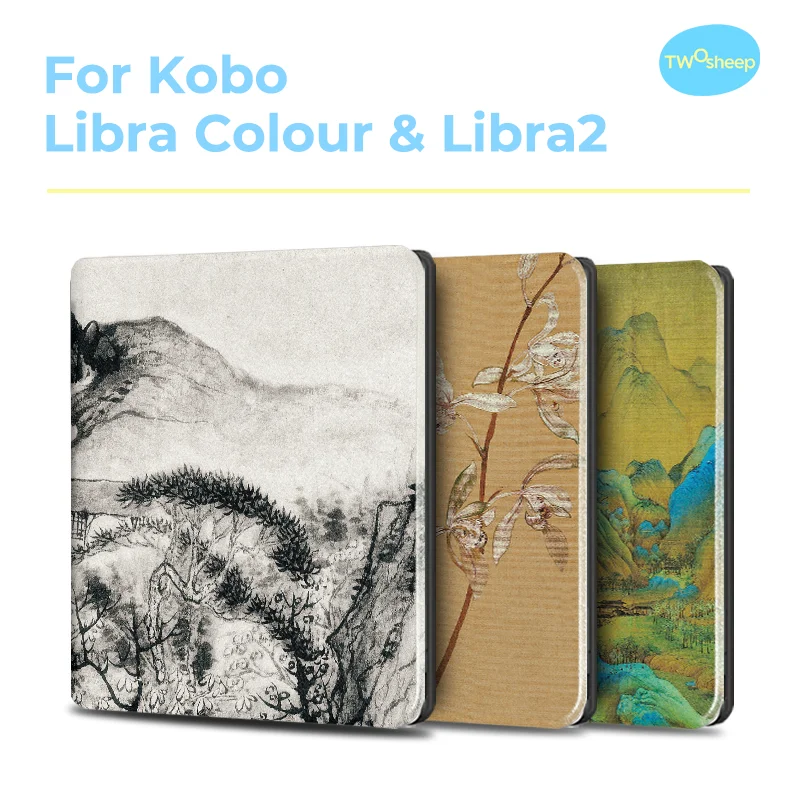 Twosheep 7-inch Case for Kobo Libra Colour and Kobo Libra2 TPU