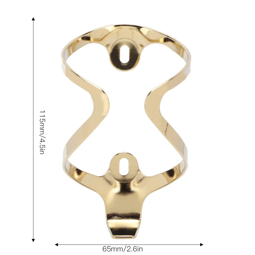 Portabotellas aleación aluminio dorado – Ligero con tornillo - imagen 5
