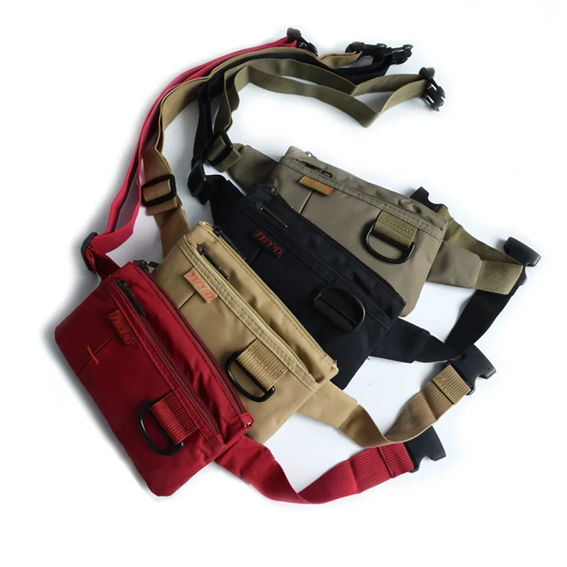 

Lightweight nylon running belt for men and women mobile phone storage close waterproof passport bag travel chest bag