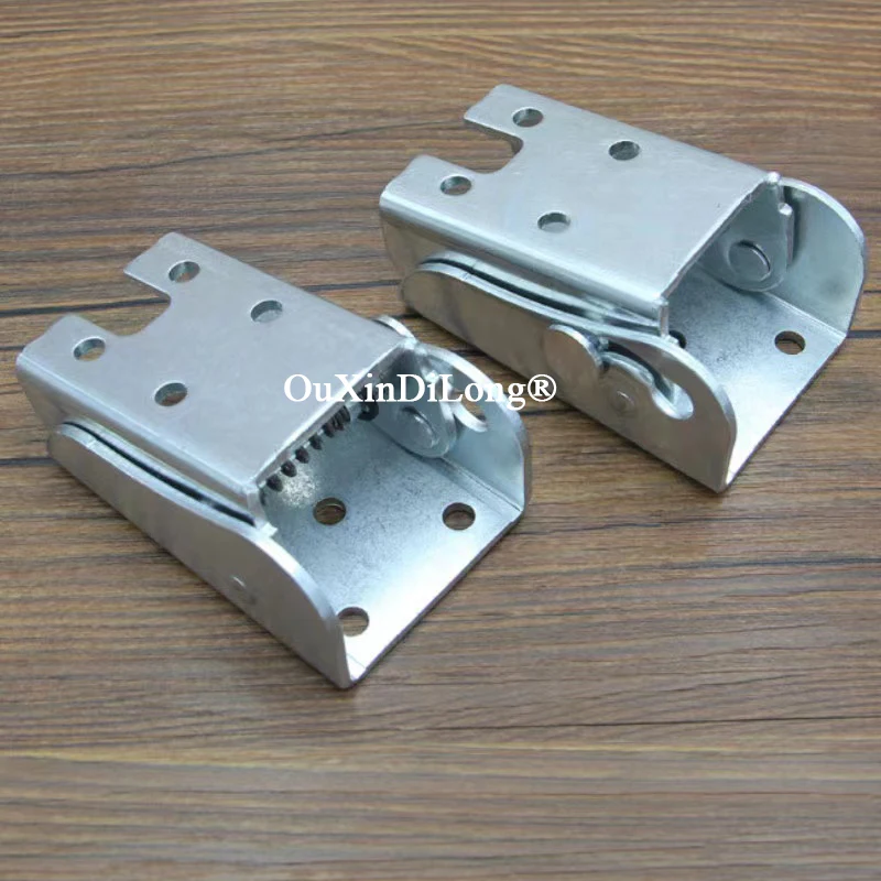 

HOT 2Pairs 90° Self-Locking Folding Hinge Table Chair Sofa Furniture Leg Foldable Feet Hinge Hidden Furniture Connecting Parts