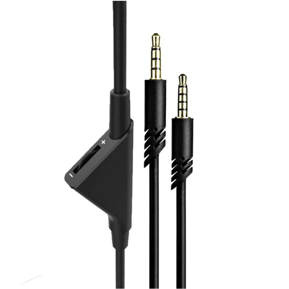 1 części wymienne do komputera 3.5mm wtyk Audio 2.0M inline wyciszający kabel sprężynowy/tkany przewód do kabel słuchawek Astro A10 A40 TR Mix Amp