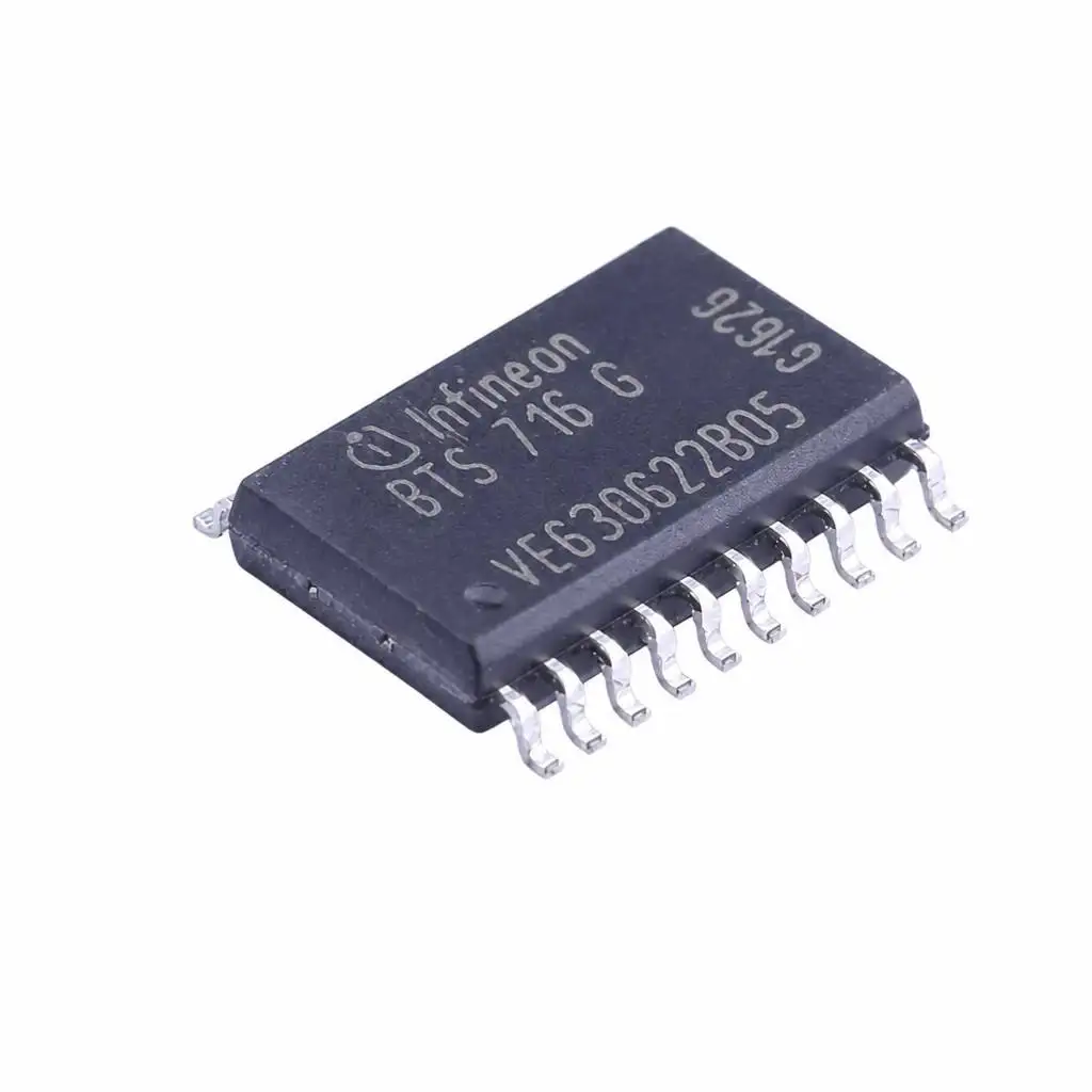 1 New original BTS716G Smart High-Side Power Switch 4-Channel 140mOhm 5.5-40V 2.6A P-DSO-20 Automotive for BCM