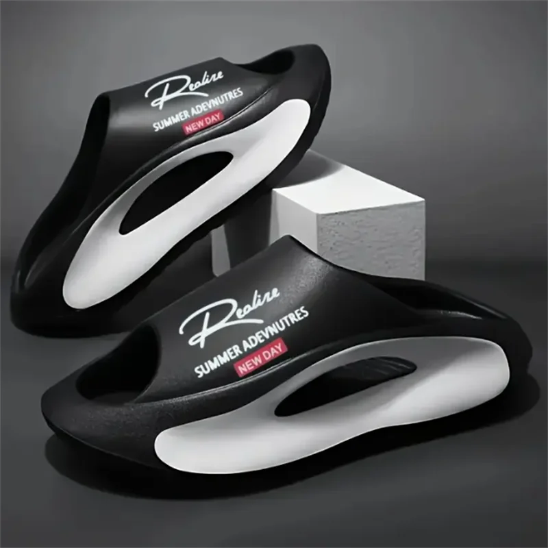 2026 New Men Slippers Women Shoes Summer Beach Slippers Luxury Brand Outdoor Indoor Eva Soft Flip Flops Male  Anti-slip Shoes