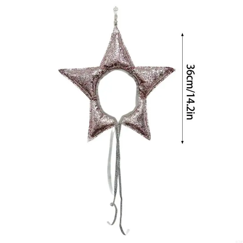 Kids Princesss Hat Hat Bands Hat Carnavals Party Festa artesanal Crown Festume Fotos Photo Props H7EF