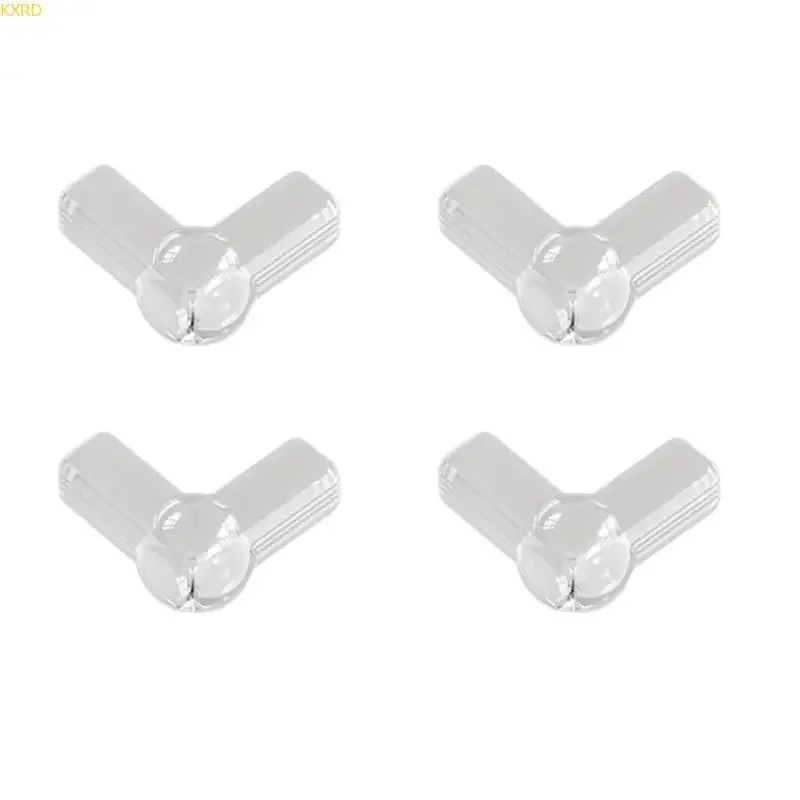 4 قطع من واقيات حواف الأثاث والزوايا - واقيات توسيد PVC مرنة، مثالية لسلامة الحضانة والمنزل (متوافقة مع الطاولة الجانبية