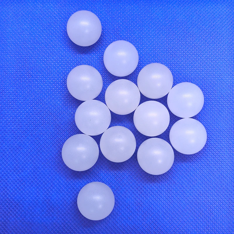 폴리프로필렌 고체 PP 플라스틱 공 직경: 2-50mm 반투명 부동 플라스틱 구슬 전체 사양