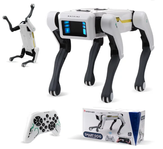 Intelligent AI RC Robot Dog Voice Dialogue APP Remote Control Programming Singing Dancing Machine Dog Kids Toys