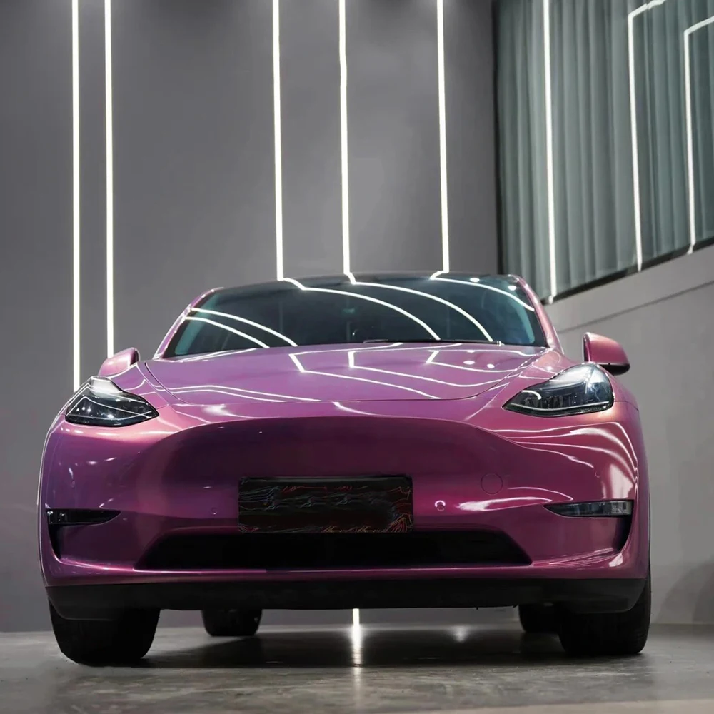 

Car Sticker Platinum Galaxy Purple Wrap Vinyl Film Color Change PET Bubble Free Film PVC Decal Car Accessories Interior Exterior