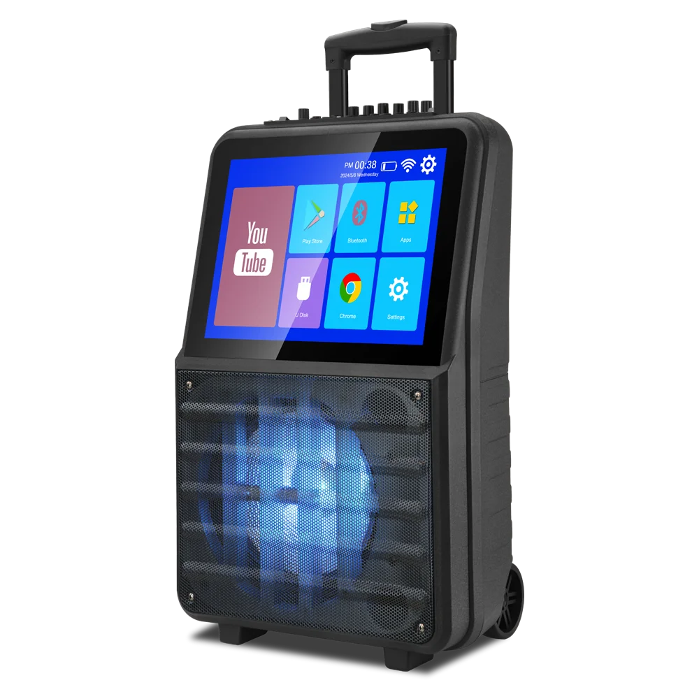 

Premium Mobile Karaoke Entertainment System Portable Multi-functional Family Gathering Speaker With Smart Large Touchscreen