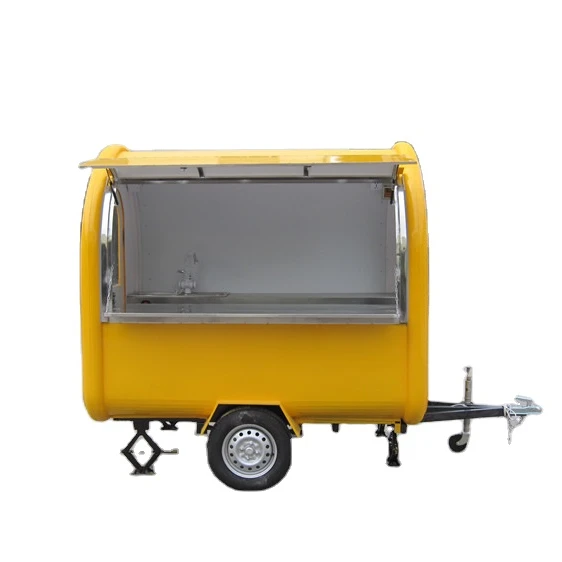 OEM Mobile Fast Food Car Street Snack Trailer Kiosk Van Coffee Vending Cart for Sale with Wheels