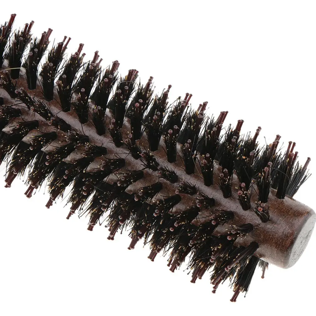 

Wooden Round Styling Brush Heat Resistant Bristles Hair Comb for All Hair Types for Hairdressing Accessories Set