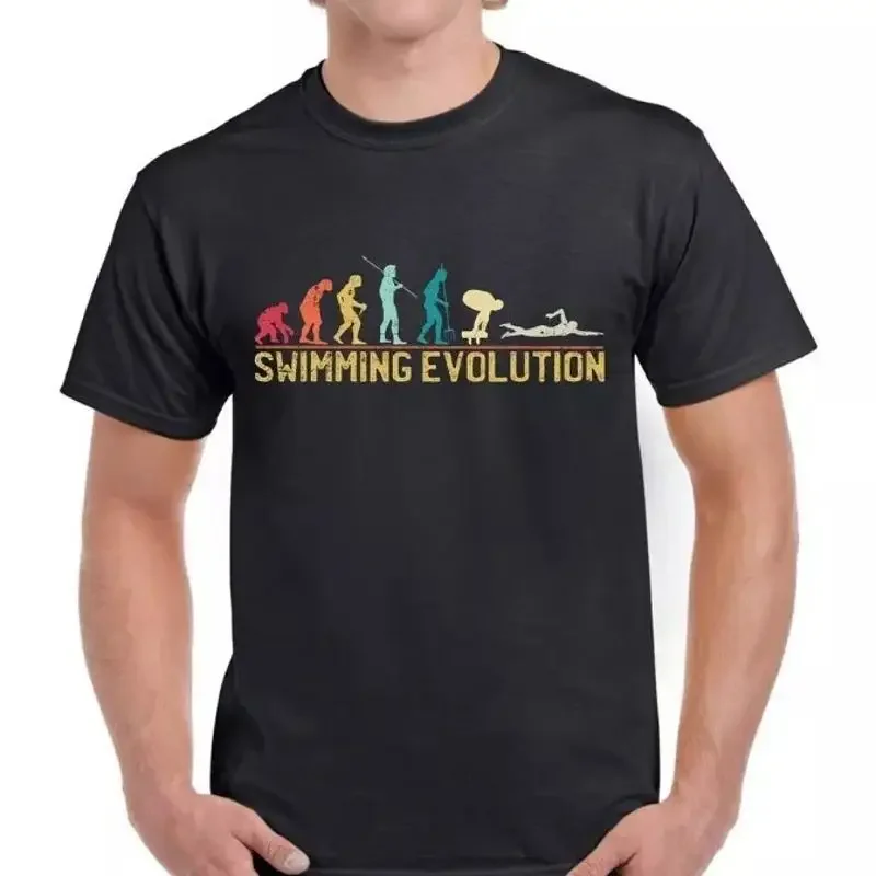 Top T Shirt For Dad Evolution Of Swimming Sports Webp